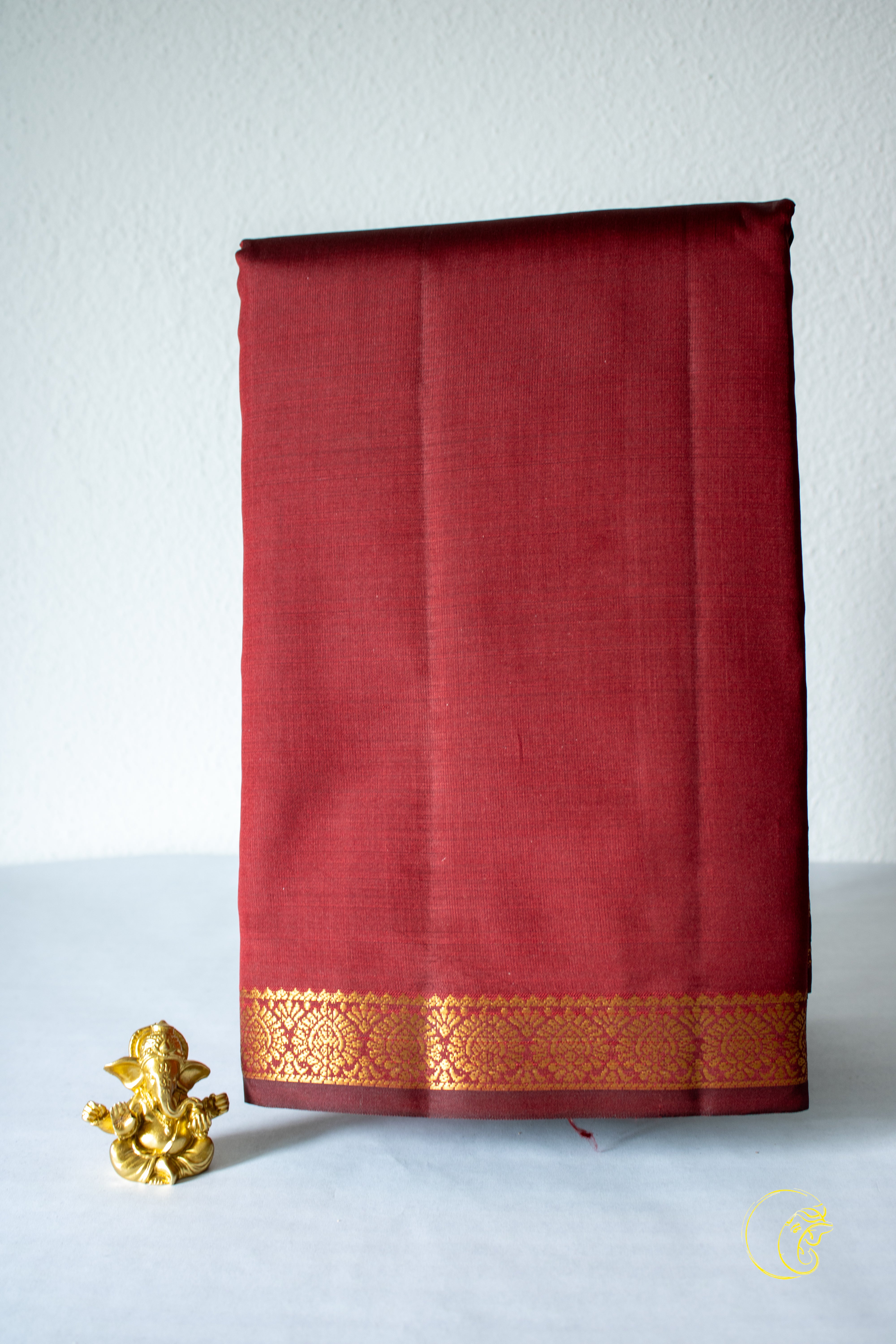Maroon SoftCotton Saree