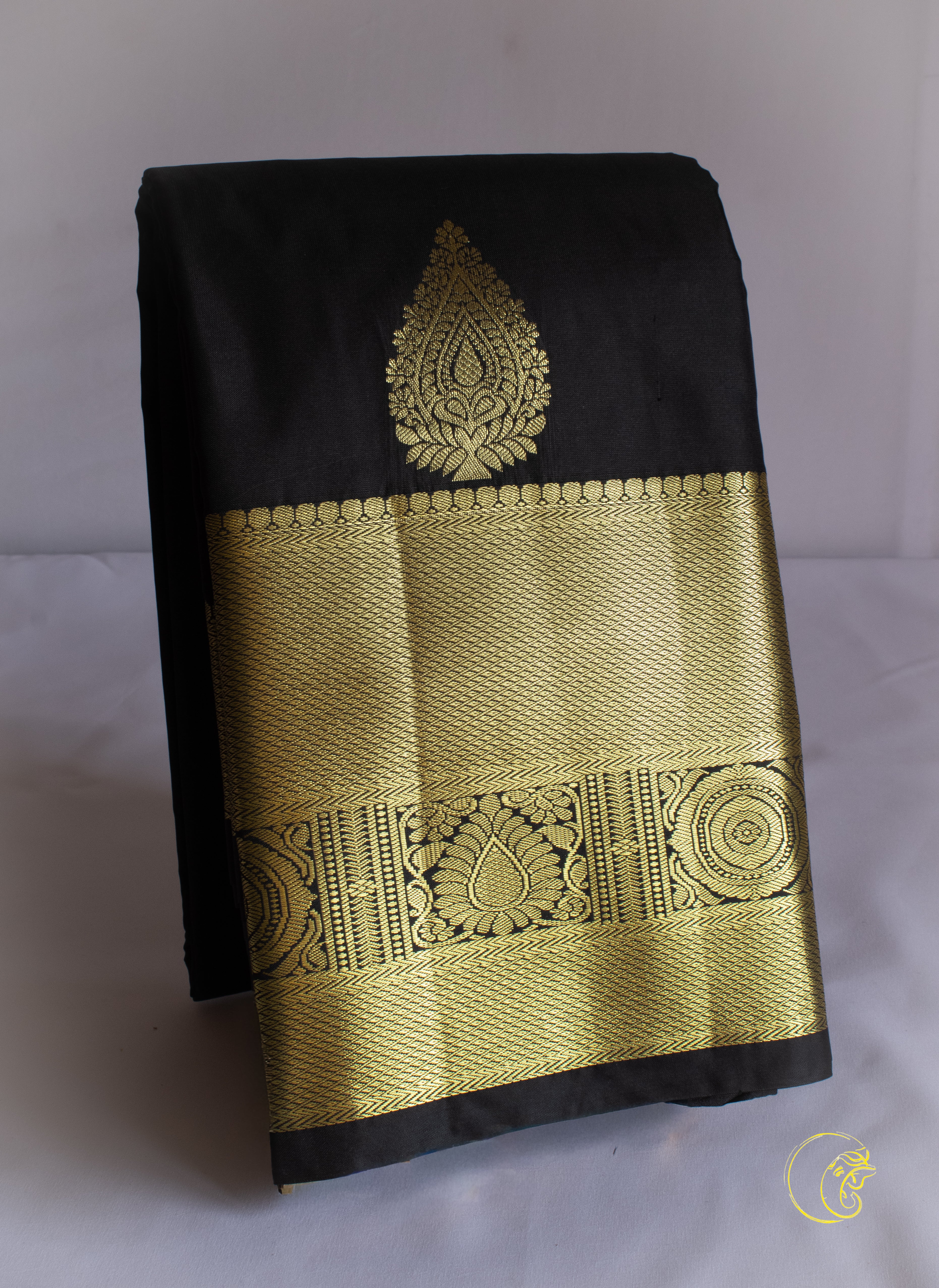 Black SemiKanchi Saree