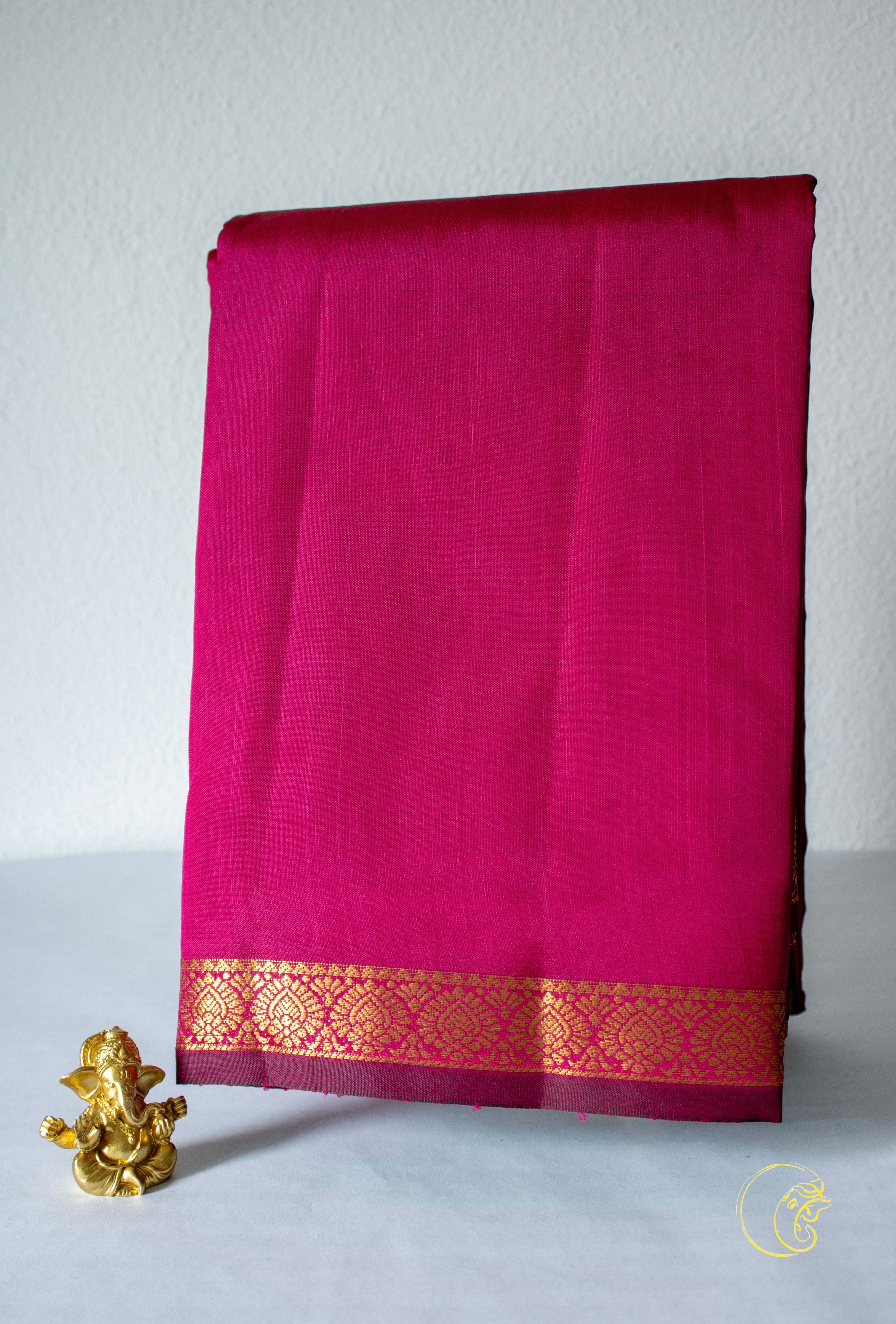 Magenta SoftCotton Saree