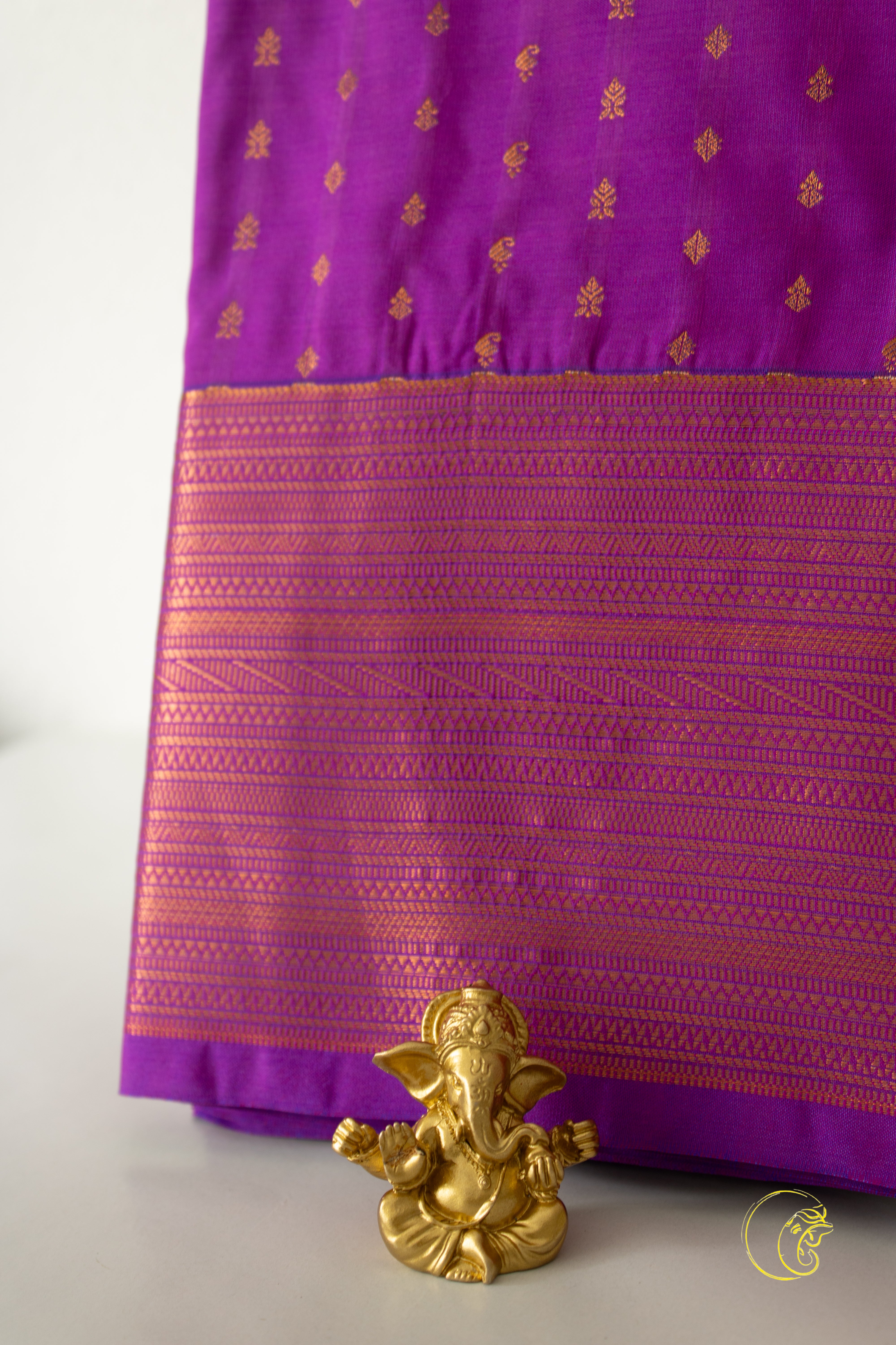 Purple Softsilk Saree