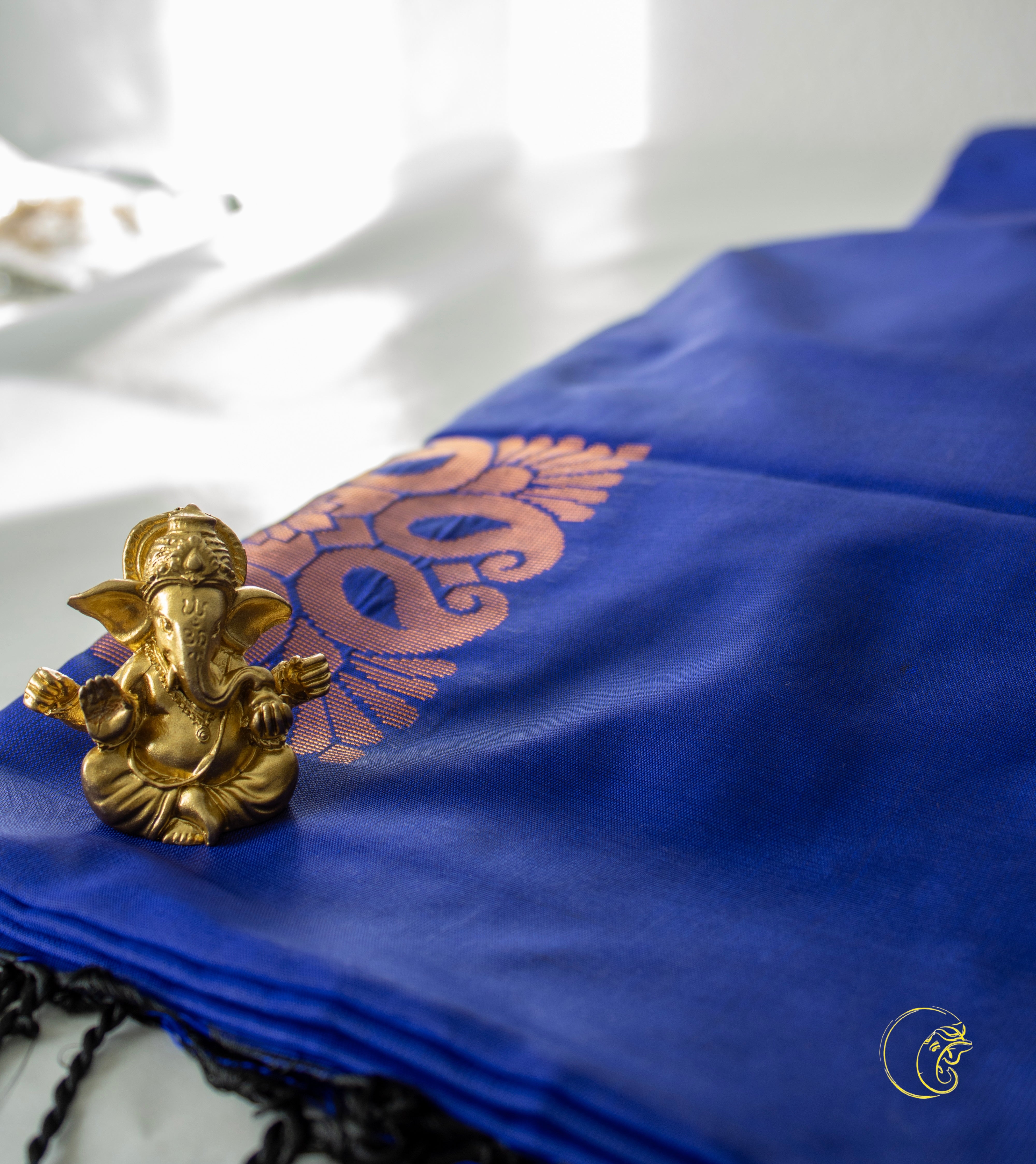 Royal Blue Softsilk Saree