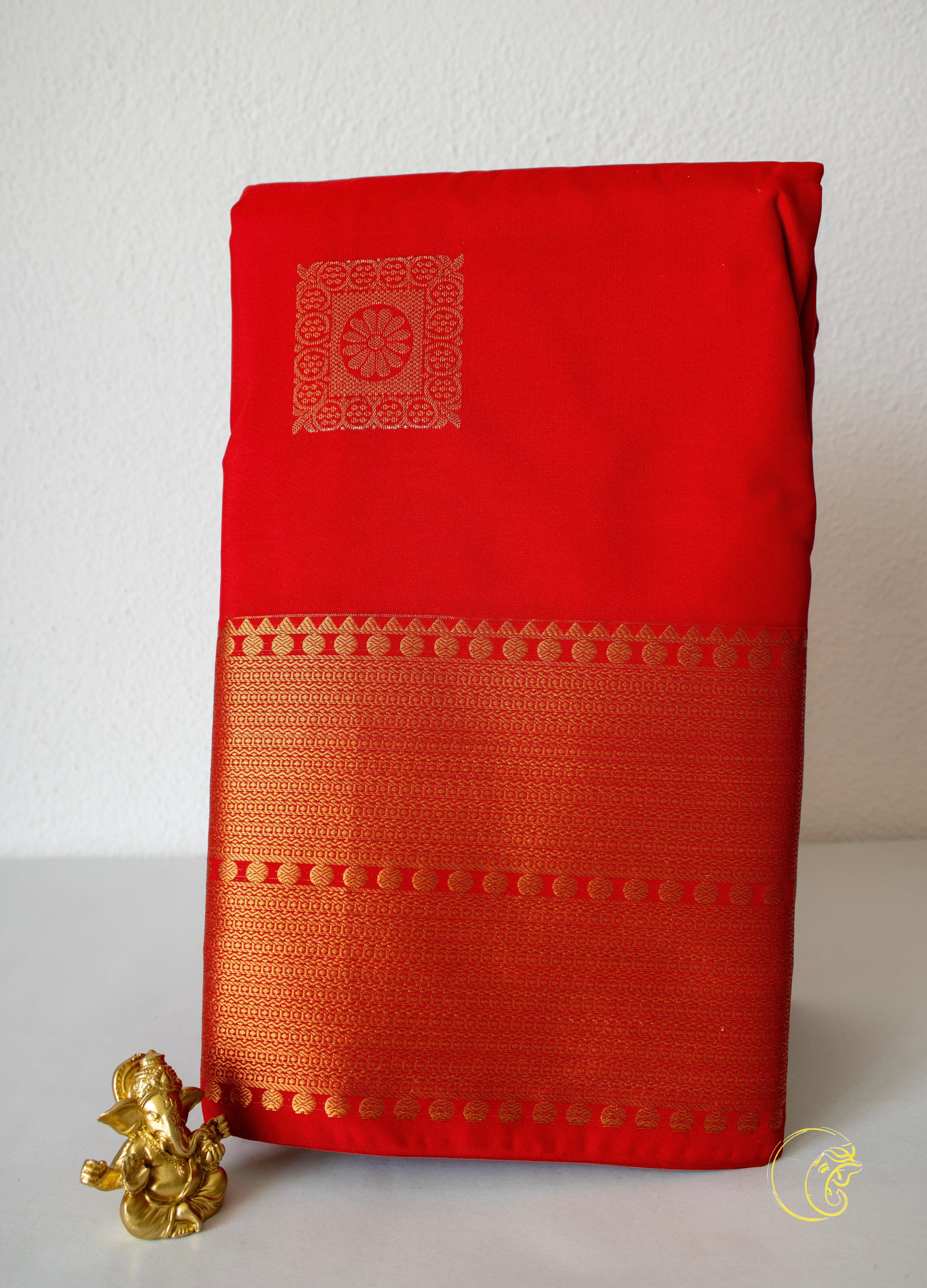 Red SoftSilk Saree