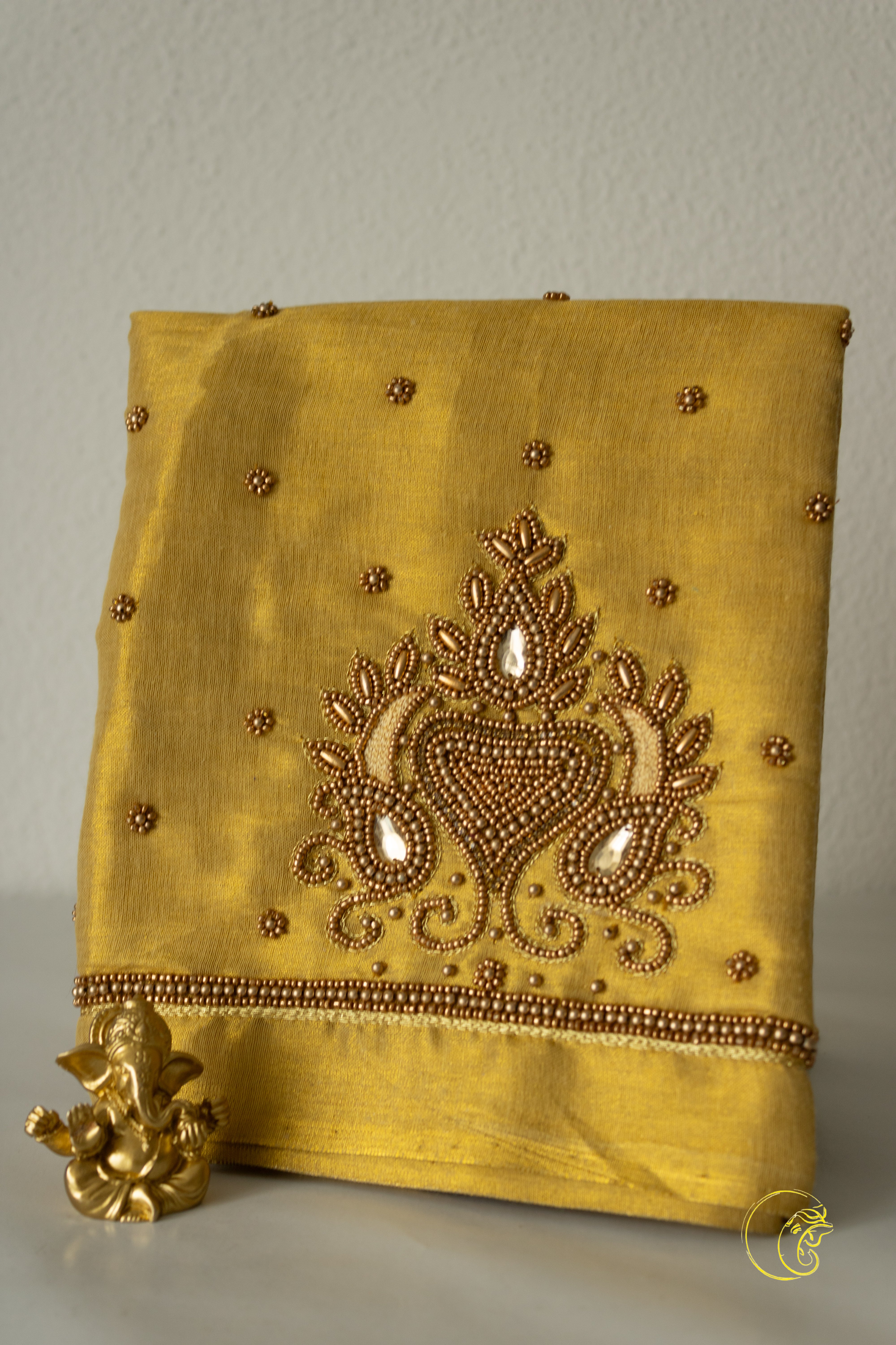 Gold Aari Blouse