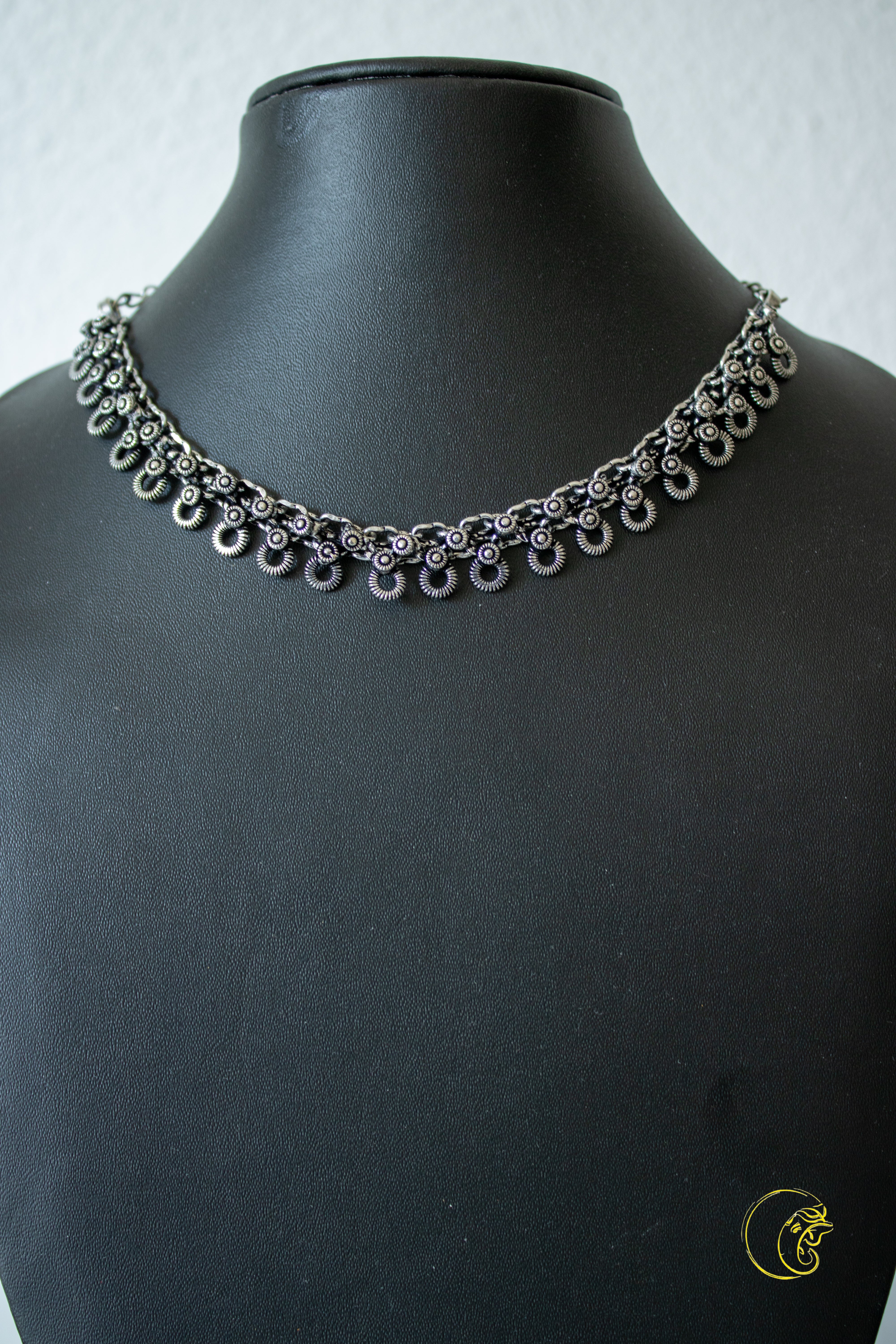 Silver Necklace Set