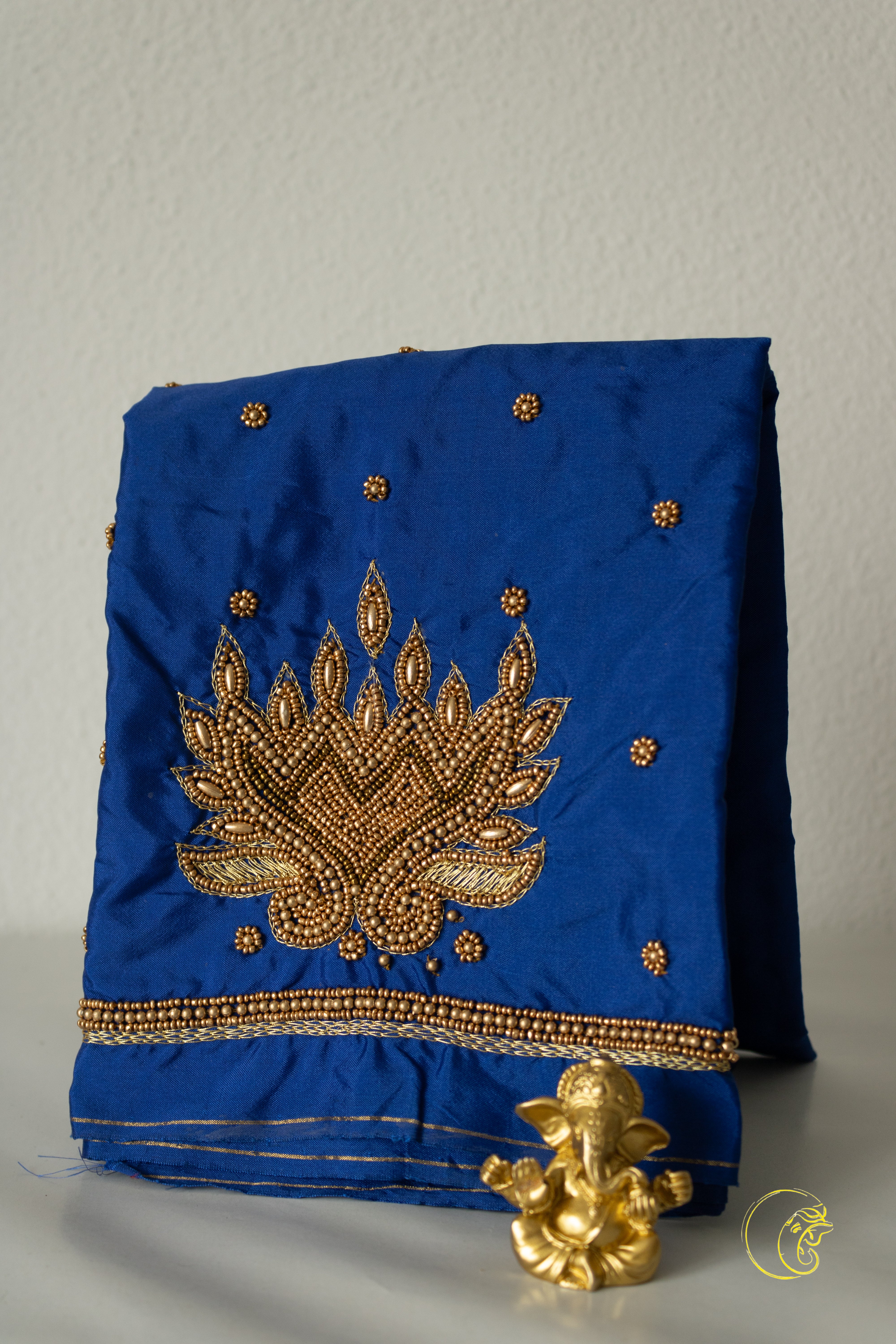 Royal Blue Aari Blouse