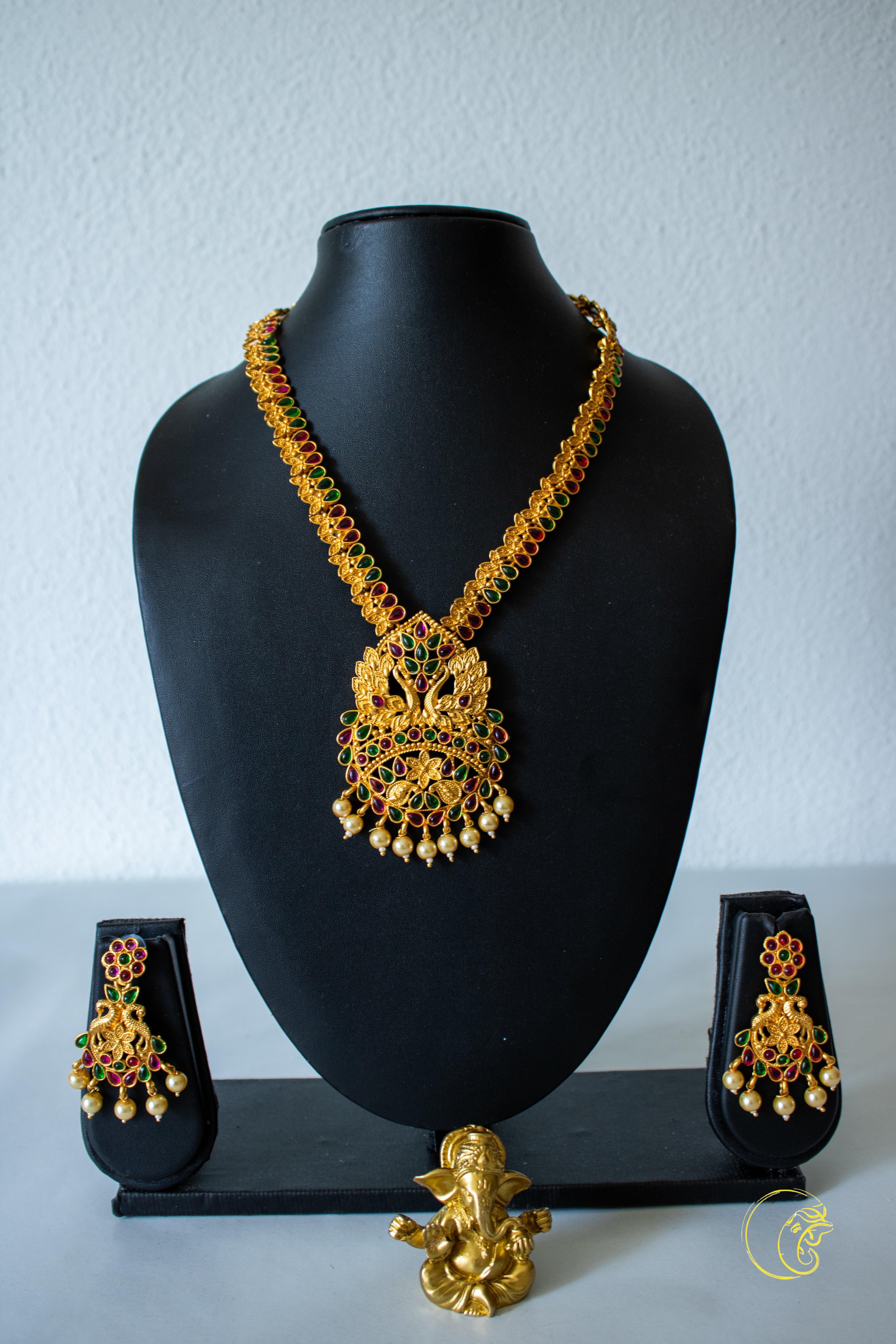 Long Necklace Set (Temple Jewellery)