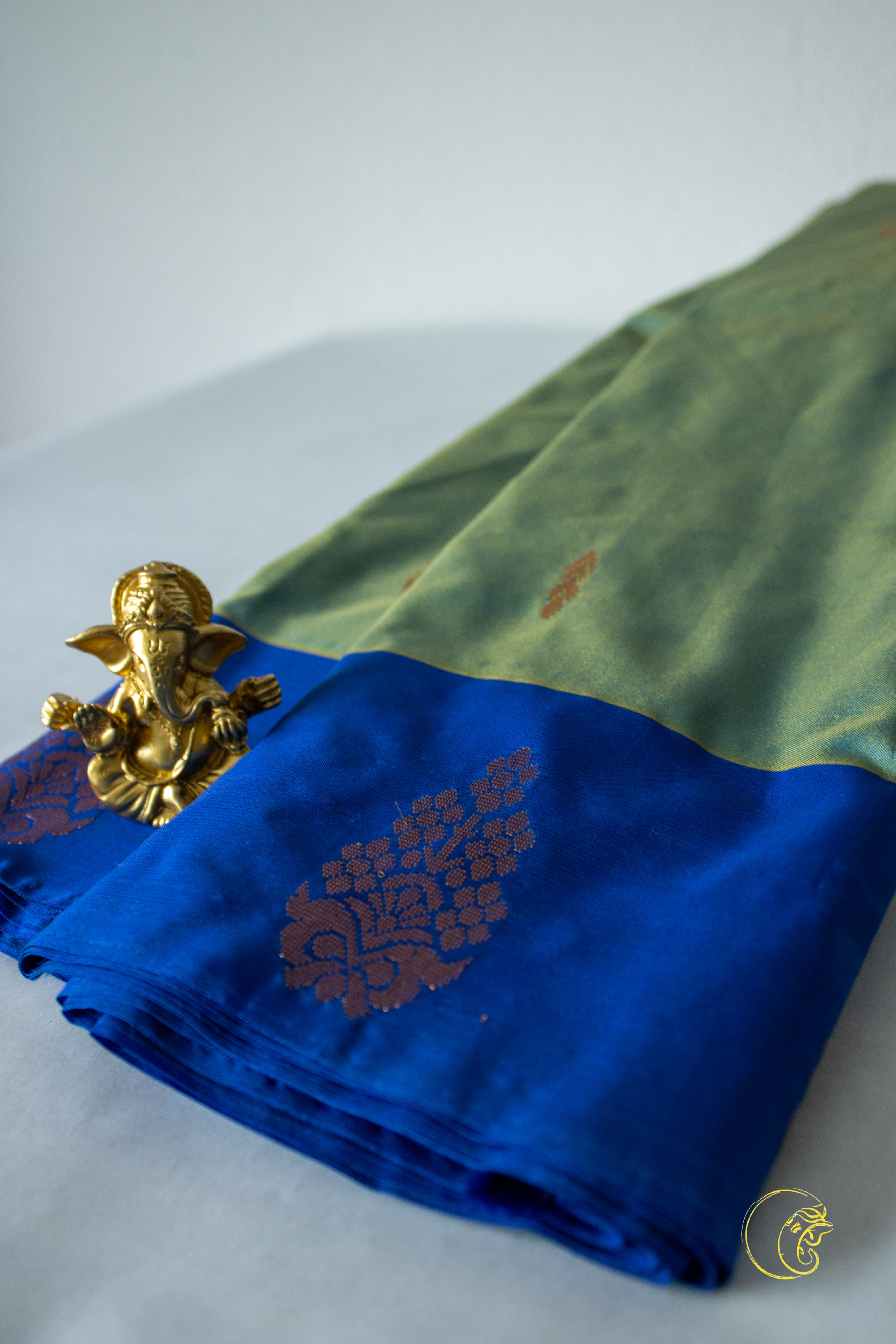 Blue Cotton Saree