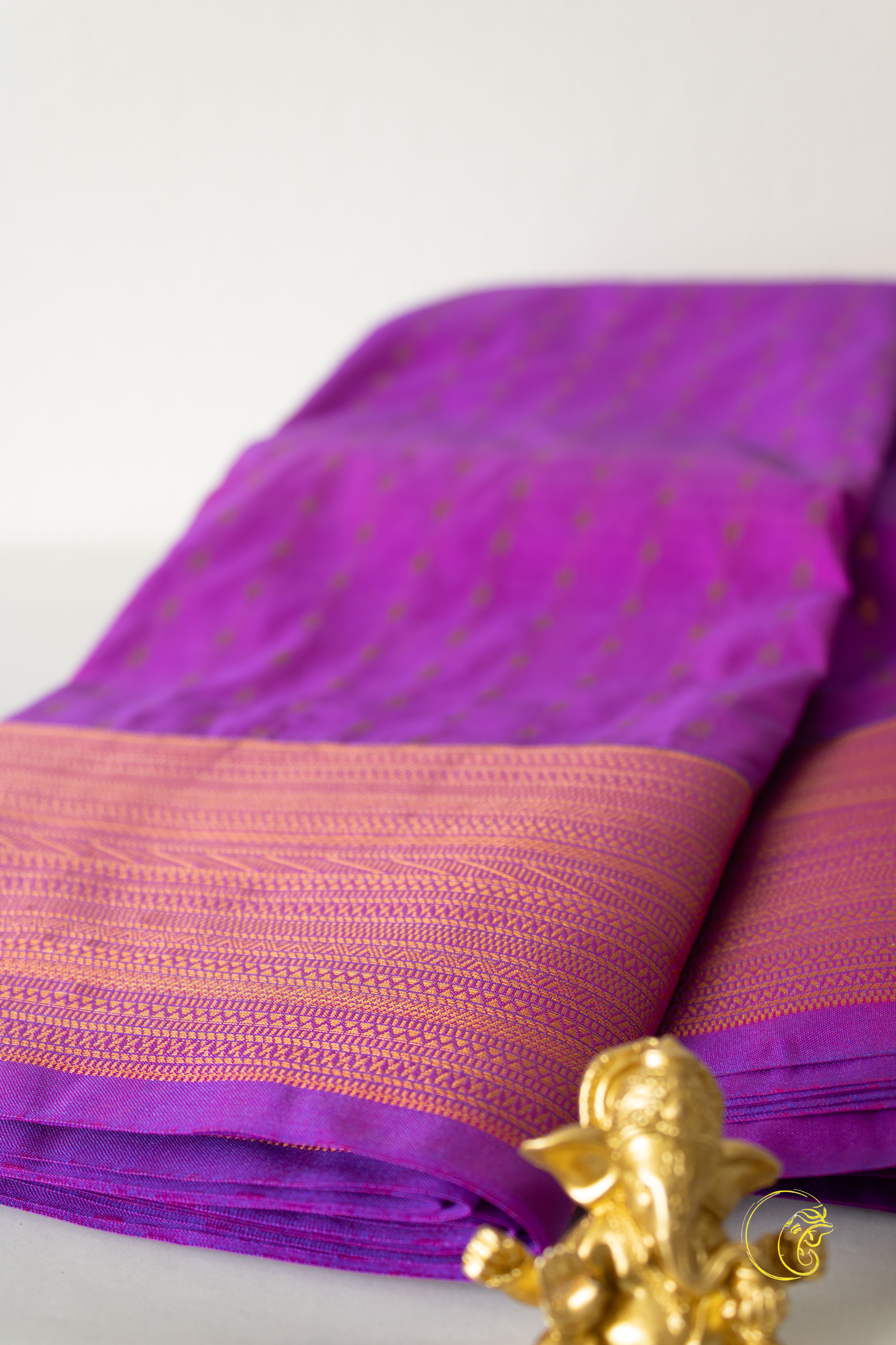 Purple Softsilk Saree